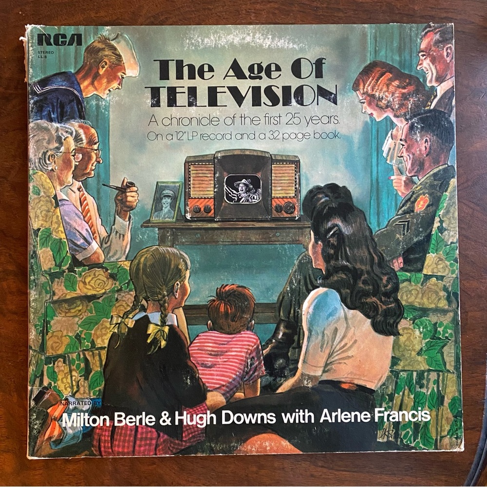 Vintage 70s The Age of Television Vinyl Record LP Special Edition 1973